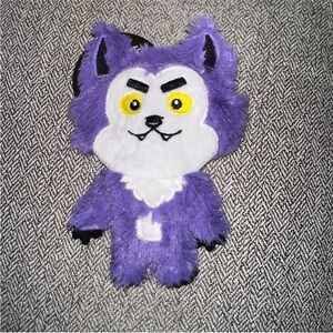 (1) VERY RARE Little Purple Wolf Crinkle Dog Toy NWT HTF Halloween Puppy Toy